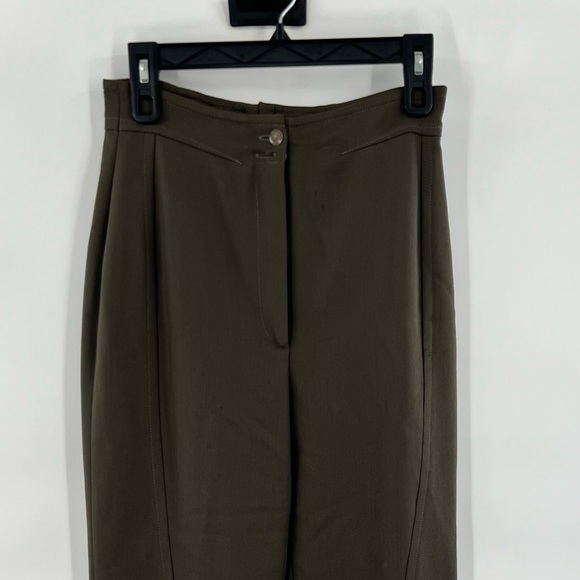 Crisca brown wool pants trousers size 34 - Picture 3 of 8